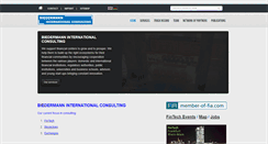 Desktop Screenshot of biedermann-international.com