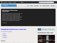 Tablet Screenshot of biedermann-international.com